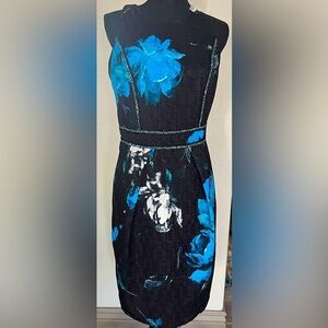 Carmen Marc Volvo size 10 a-line sleeveless party wedding social gathering dress